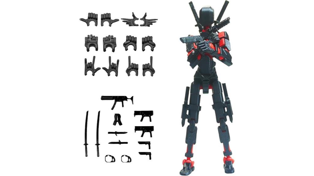 pre assembled 3d printed figure