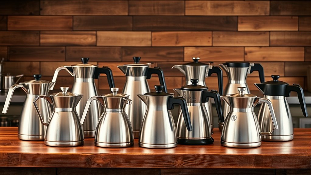 precise temperature pour over kettles