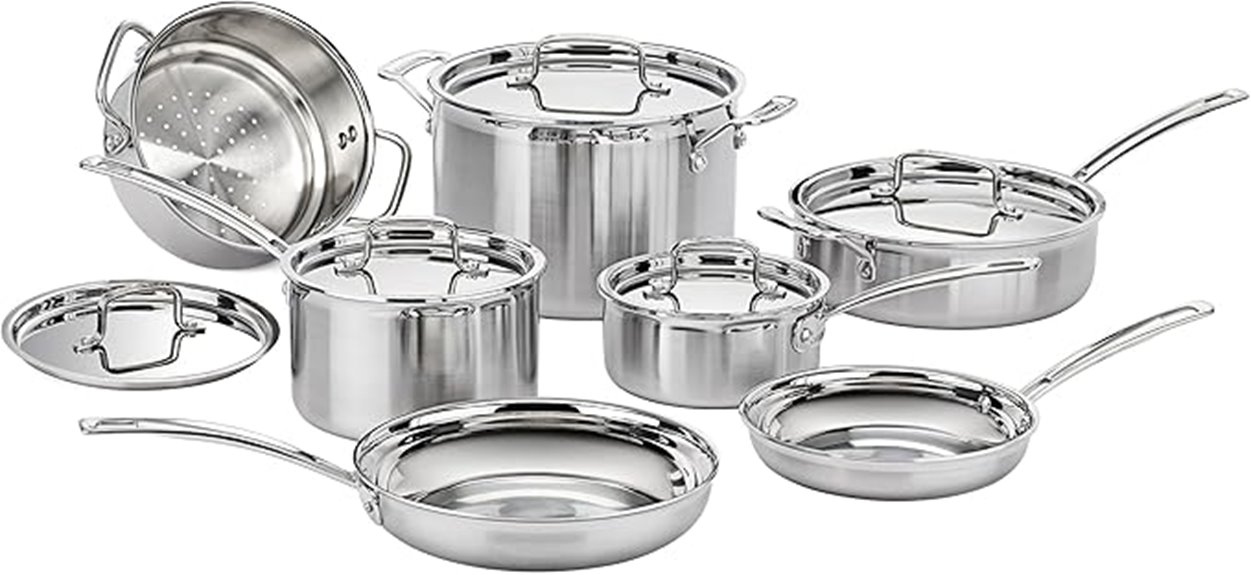 premium stainless steel cookware
