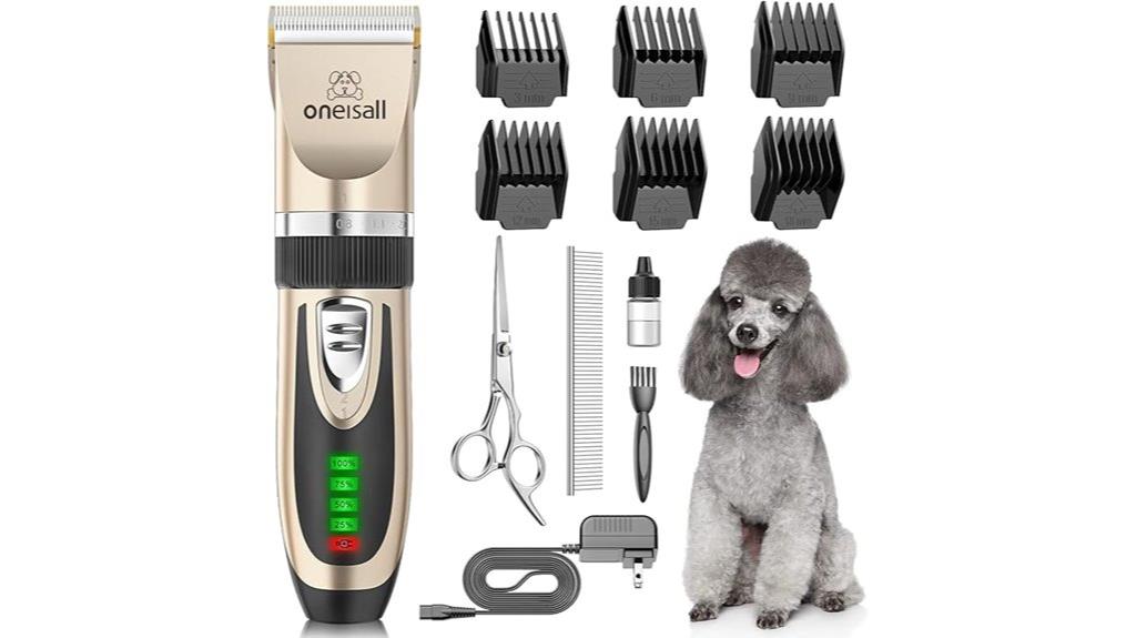quiet cordless dog clippers