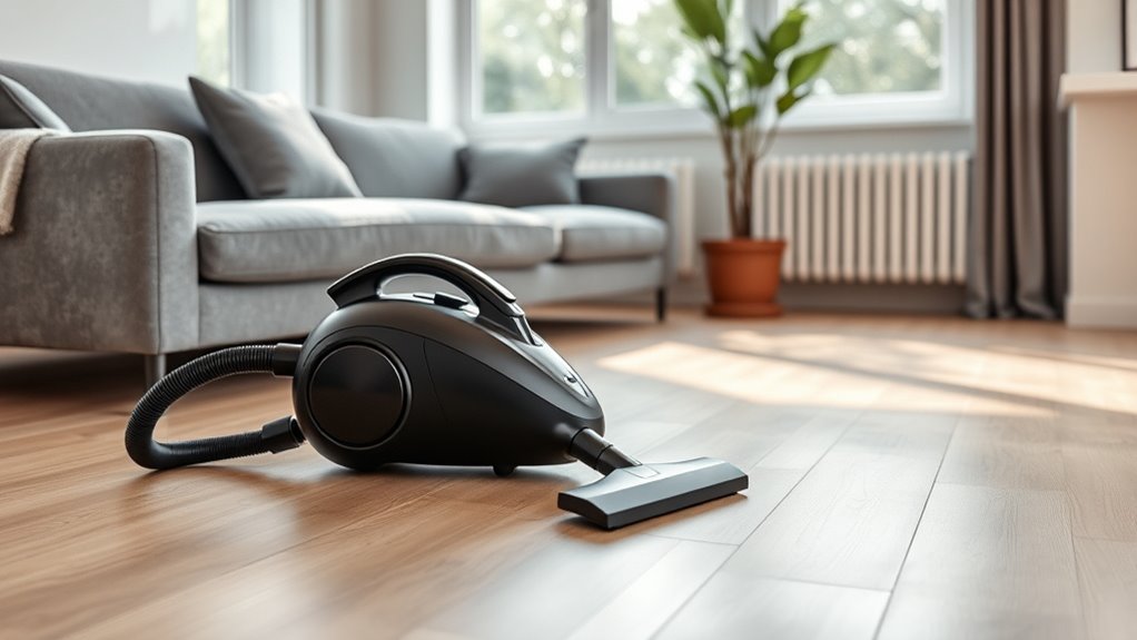 quiet powerful efficient cleaning