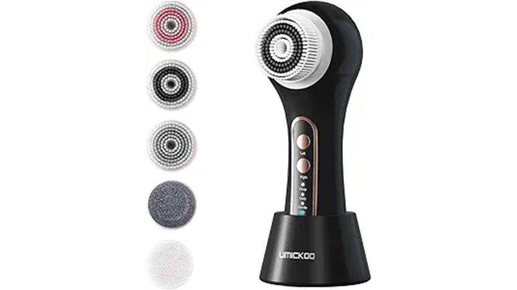 rechargeable facial brush kit