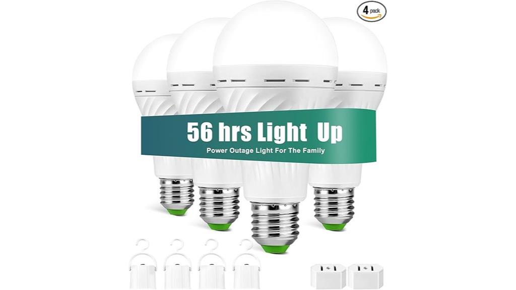 rechargeable led bulbs pack