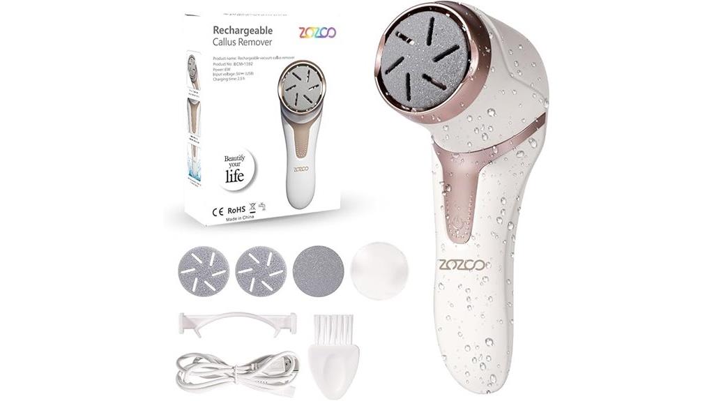 rechargeable waterproof callus remover