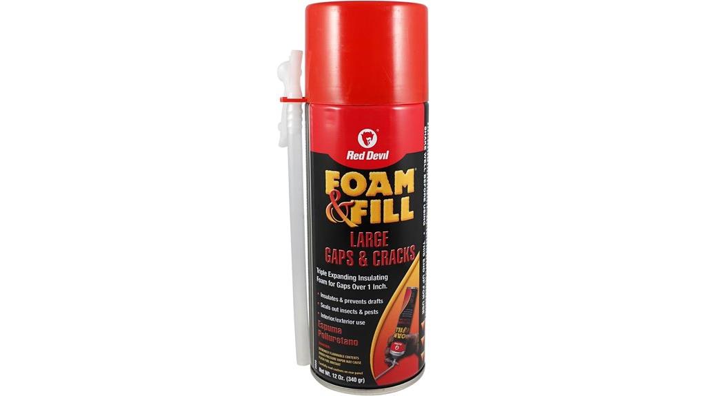 red devil foam sealant