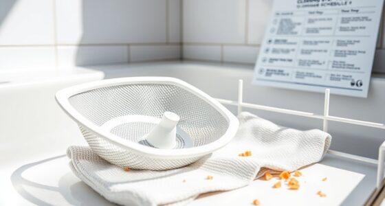 regular dishwasher filter maintenance