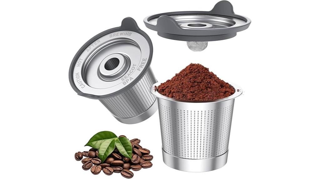 reusable stainless steel coffee pods