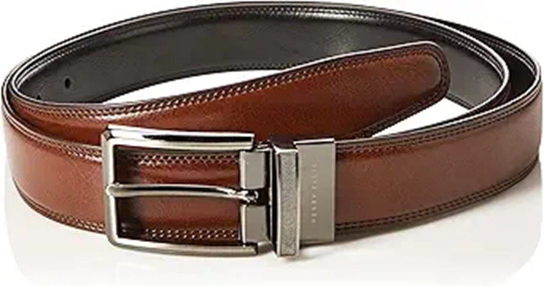 reversible leather belt