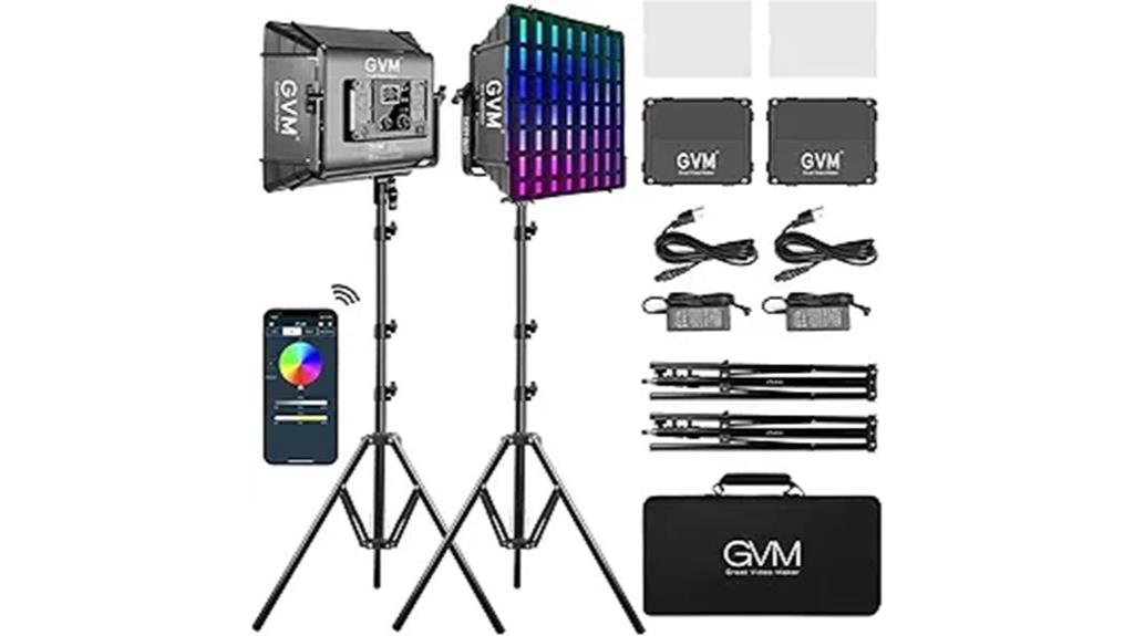rgb photography lighting kit