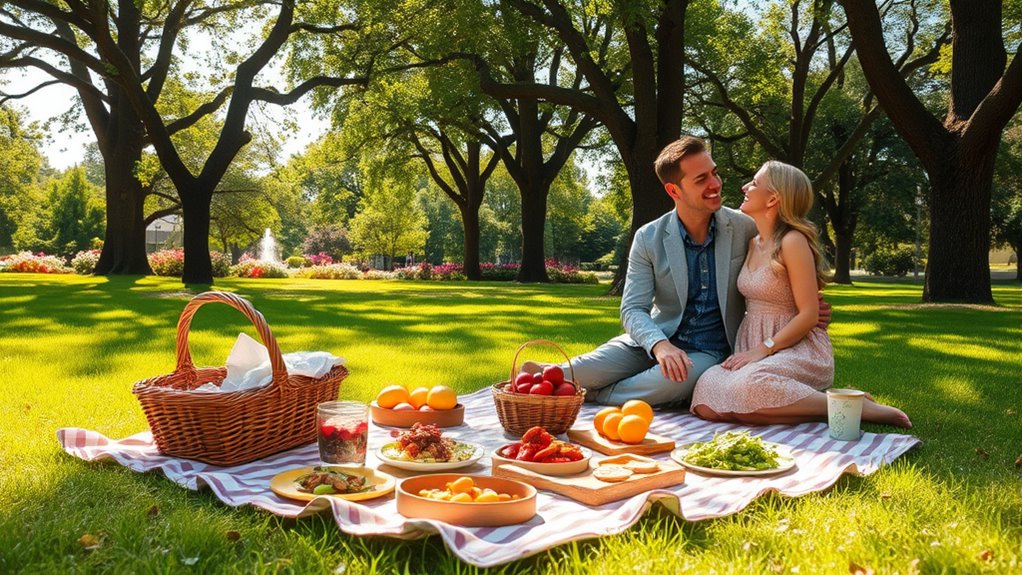 romantic outdoor picnic memories