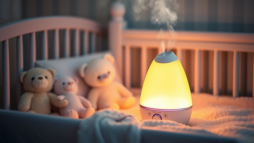 safe quiet adjustable humidifier