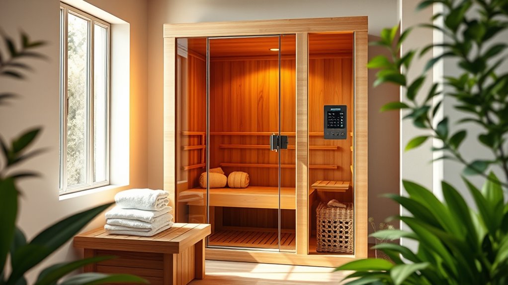 sauna size safety portability