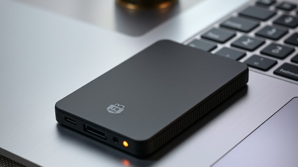 secure portable drive selection