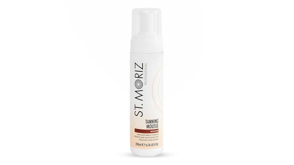 self tanner mousse bottle