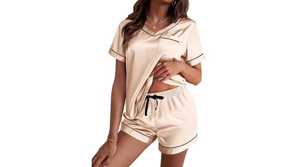 silk women s pajama set