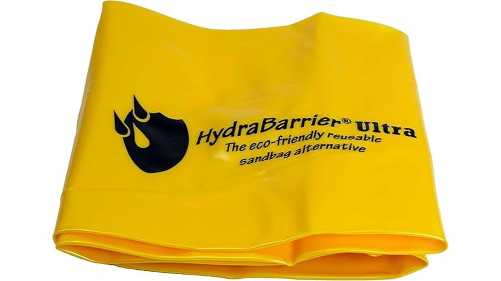 six foot six inch flood barrier