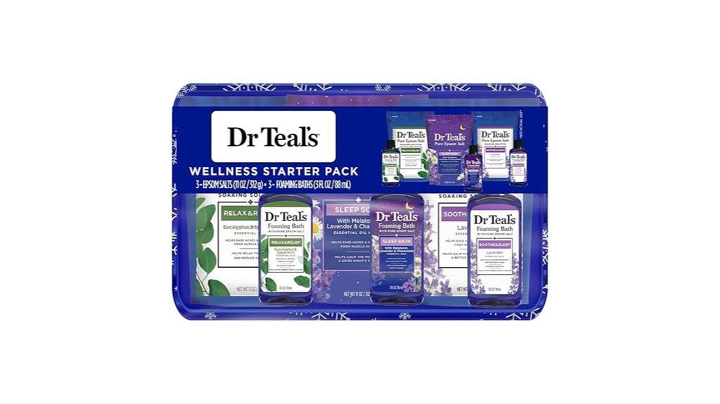 six piece epsom salt set