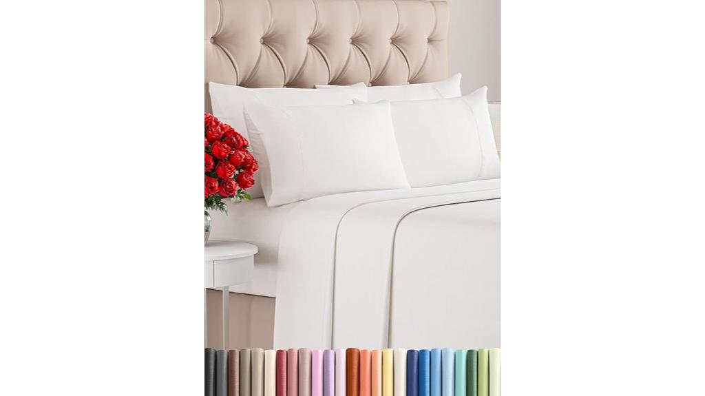 six piece queen sheet set