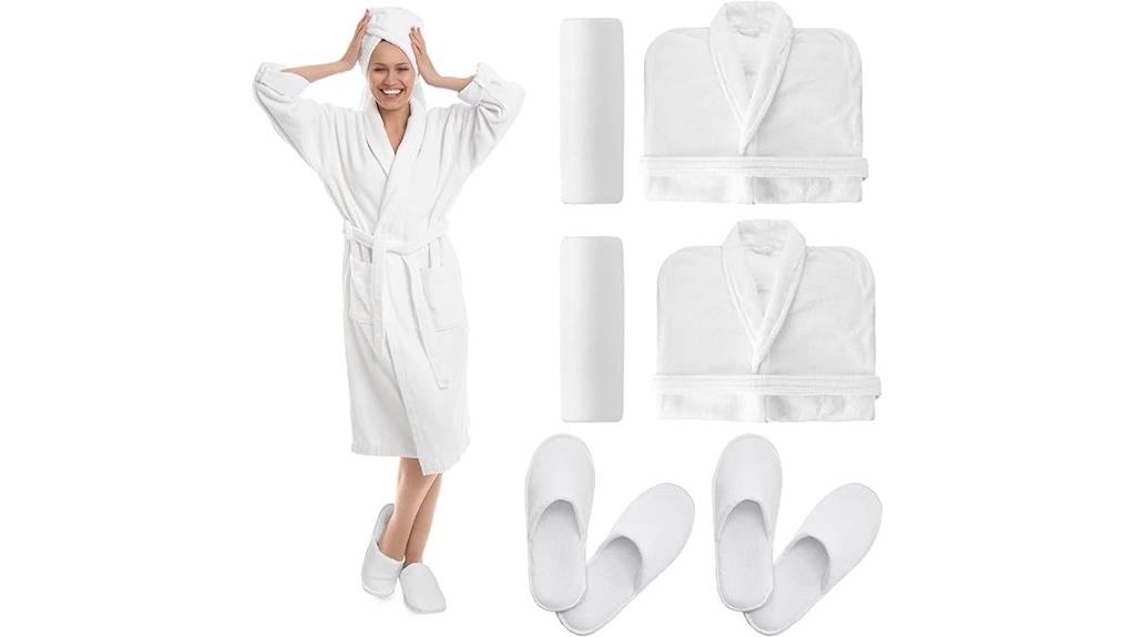 six piece robe set