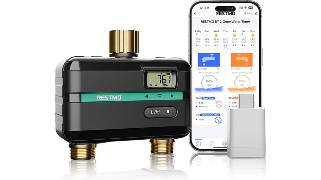 smart sprinkler flow meter