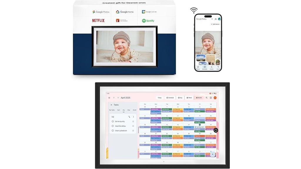 smart touchscreen voice display