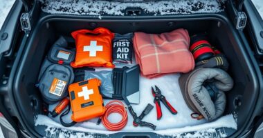 snow travel emergency kits