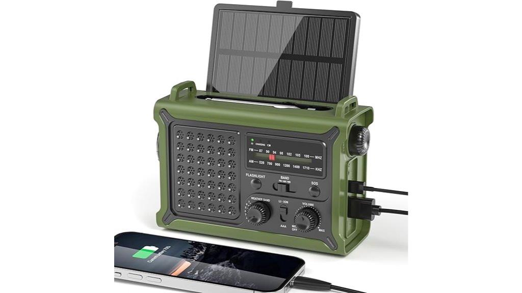 solar hand crank power bank