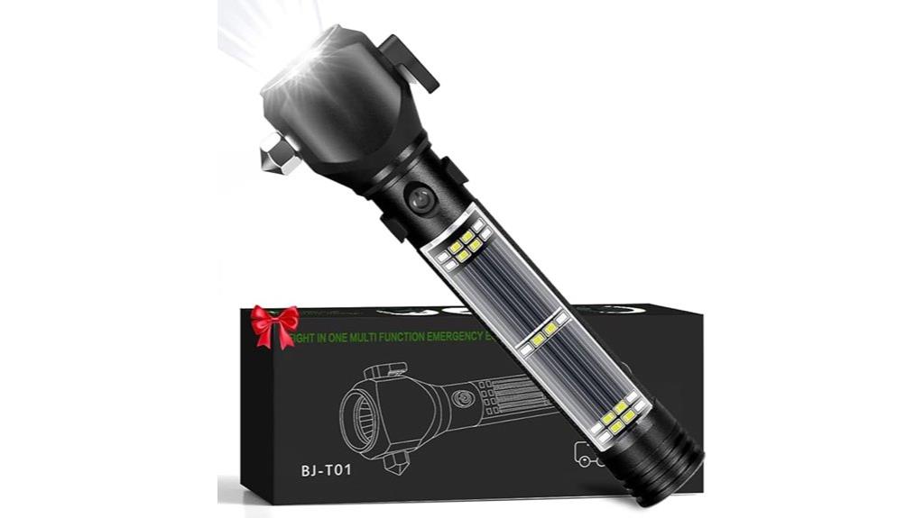 solar powered multi tool flashlight