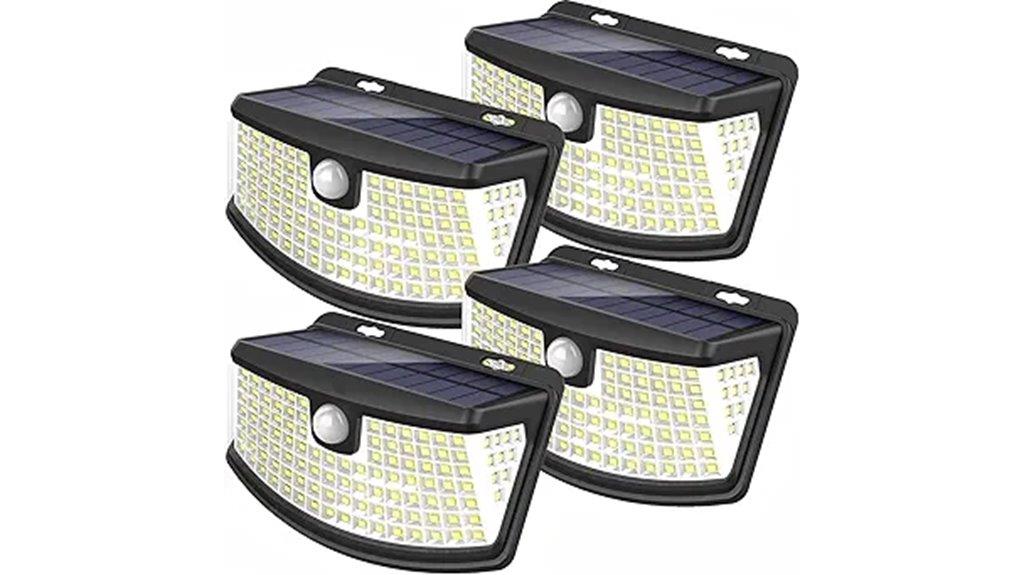 solar powered outdoor security lighting