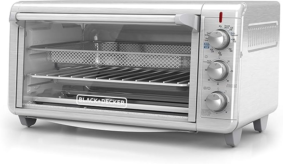 stainless steel 8 slice toaster