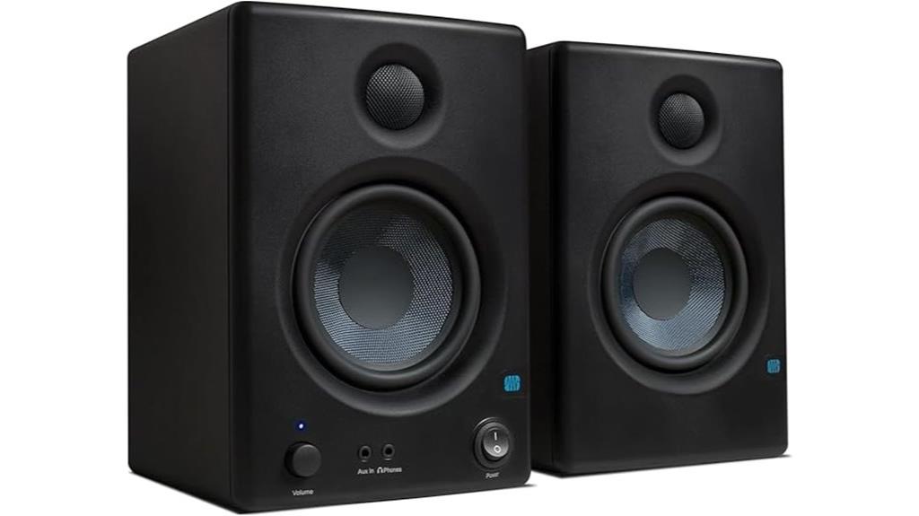 studio monitor pair 4 5 inch