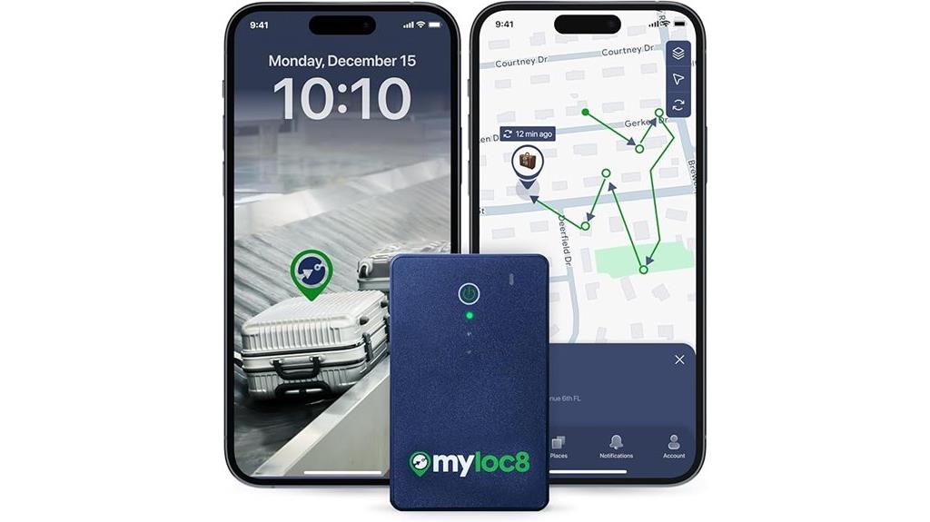 suitcase gps tracker compatible