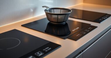 top air fry induction ranges