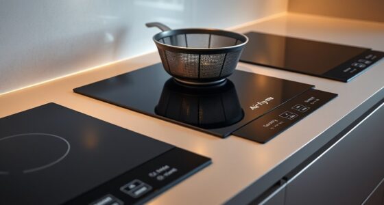 top air fry induction ranges