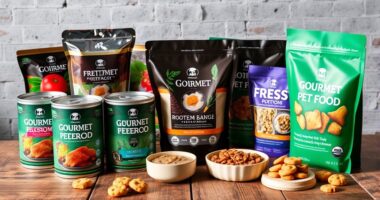 top gourmet pet food brands