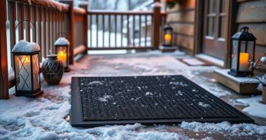 top heated outdoor entry mats