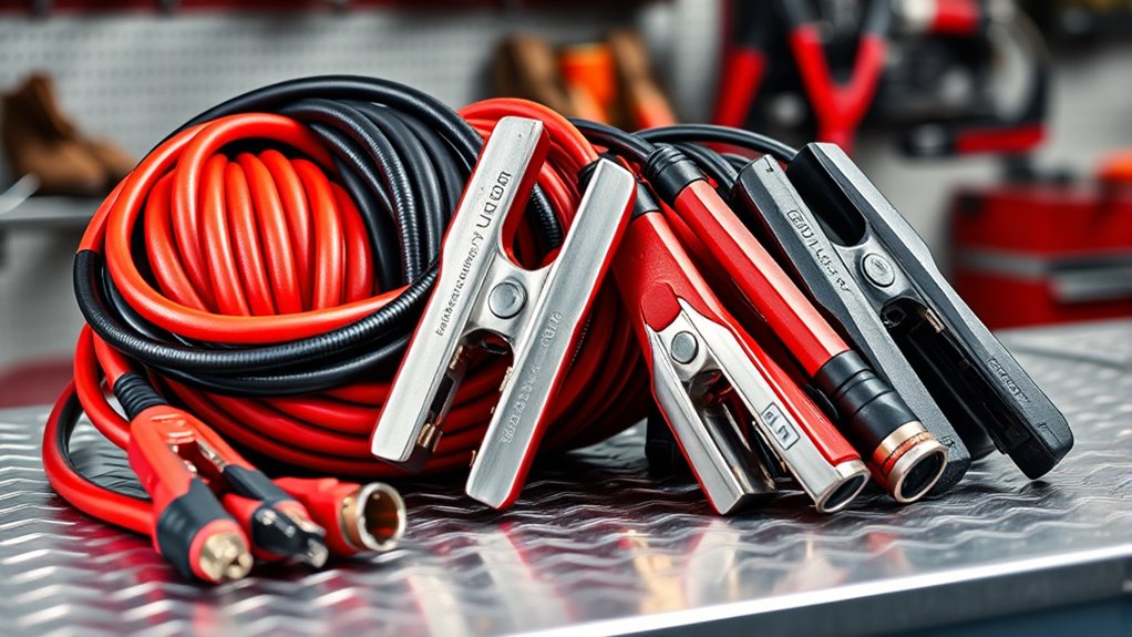 top heavy duty jumper cables
