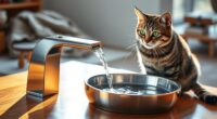 top stainless steel cat fountains