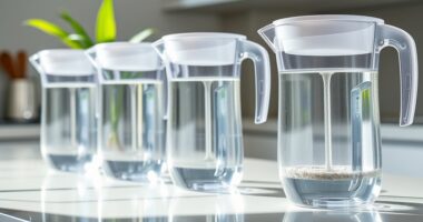 top water filter pitchers