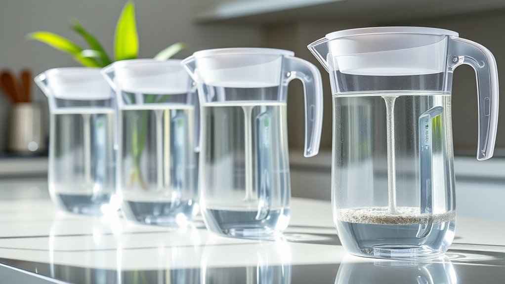 top water filter pitchers