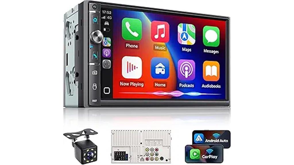 touchscreen wireless carplay stereo