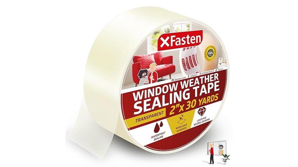 transparent window sealing tape