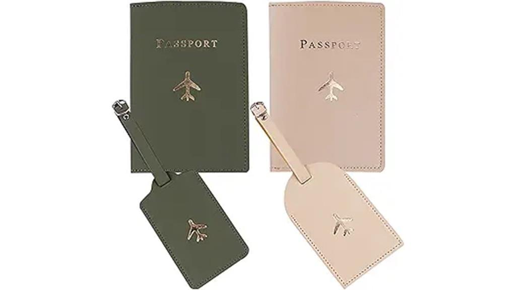 travel passport wallet set