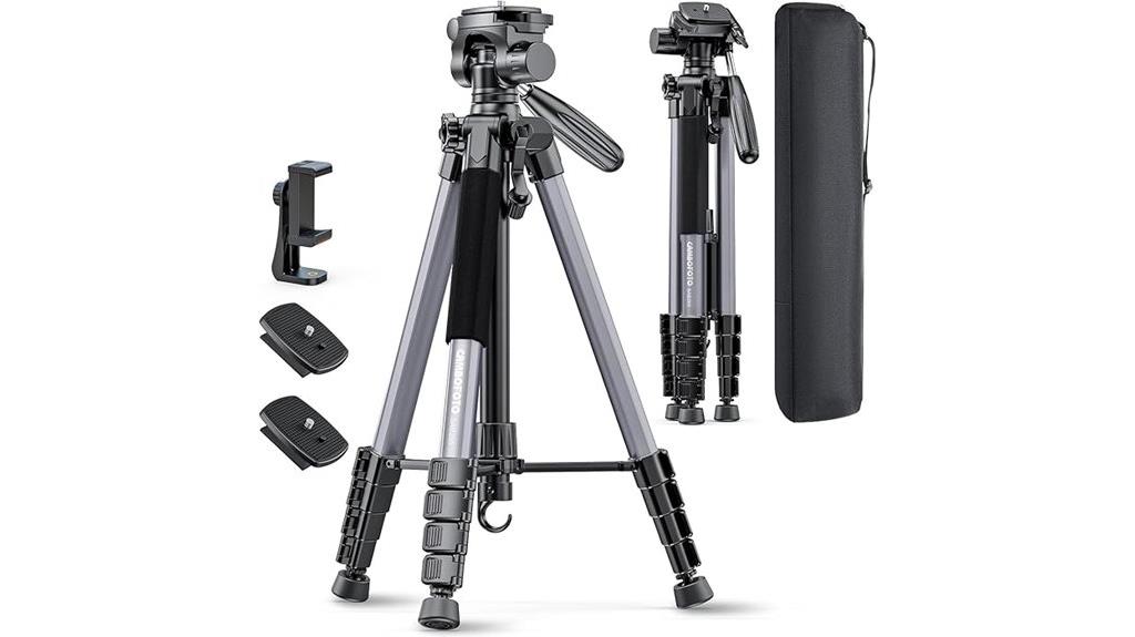 tripod with phone holder