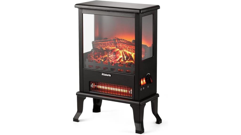 turbro suburbs electric fireplace