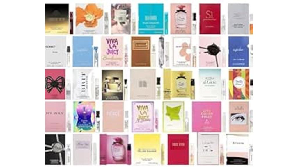 twelve women s fragrance samples
