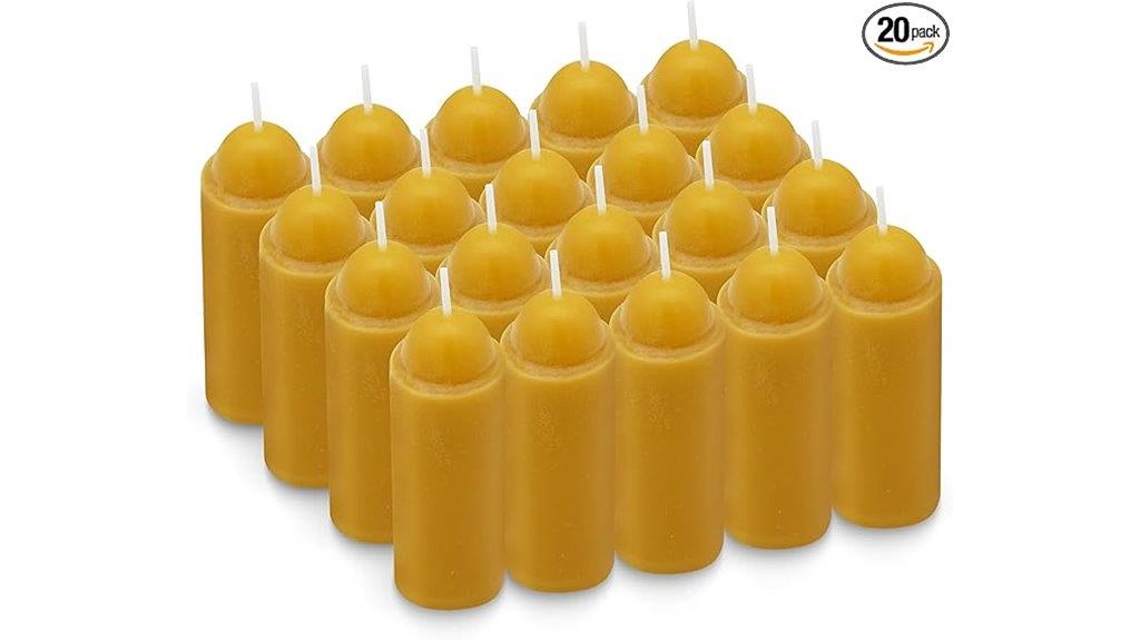 twenty long lasting candles