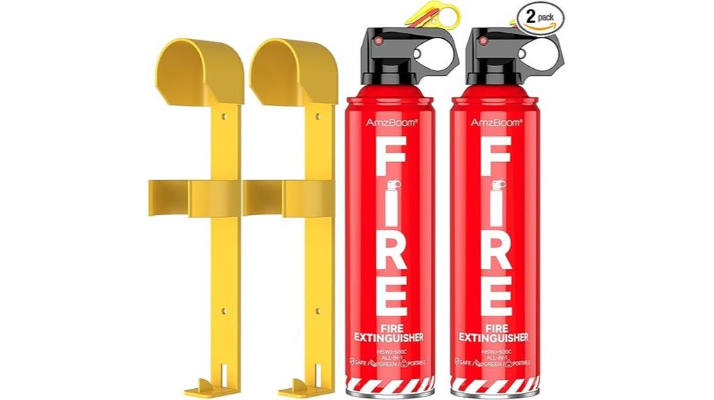 two extinguisher set