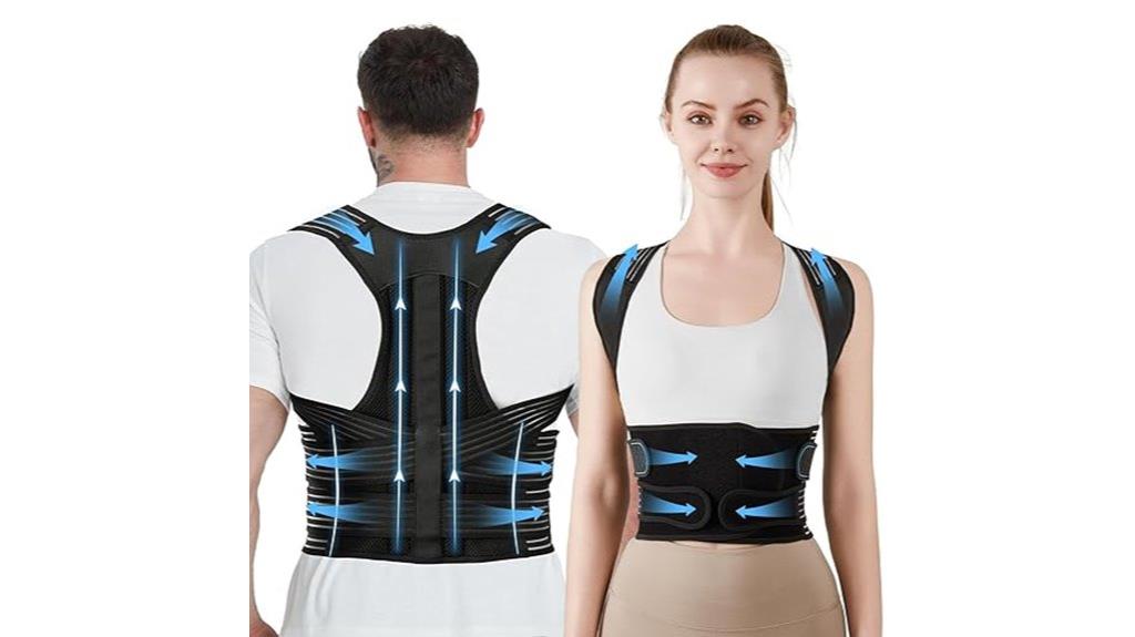 unisex back posture brace