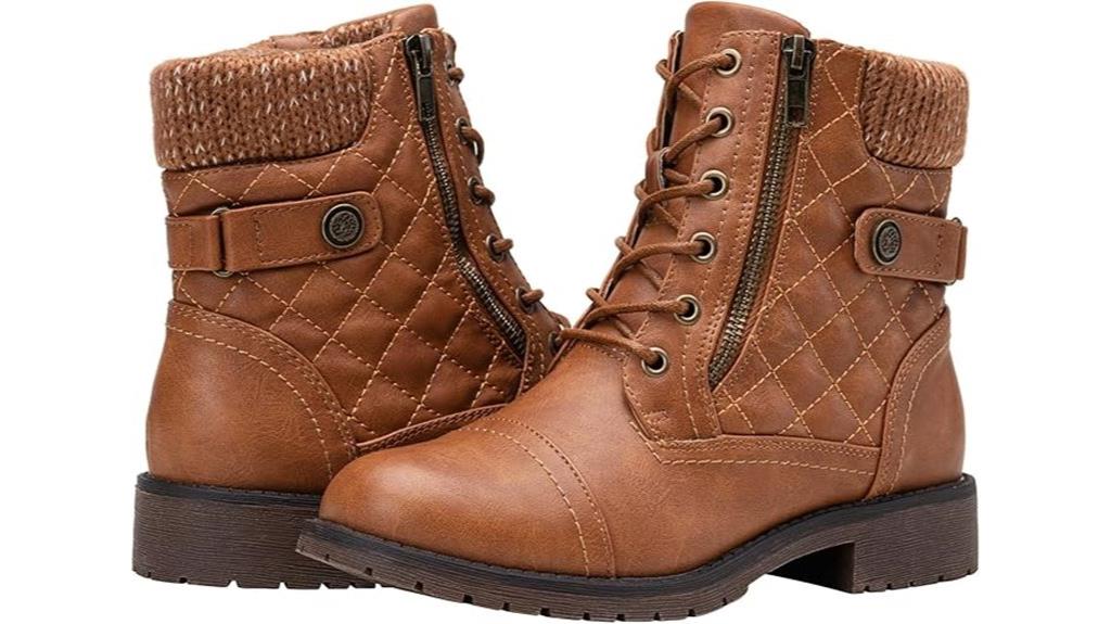 vepose combat ankle boots